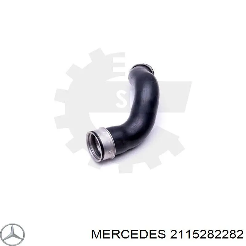 2115282282 Mercedes tubo flexible de aire de sobrealimentación derecho