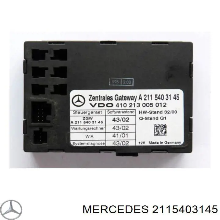 Comprar 2115403145 Mercedes Módulo de cierre centralizado