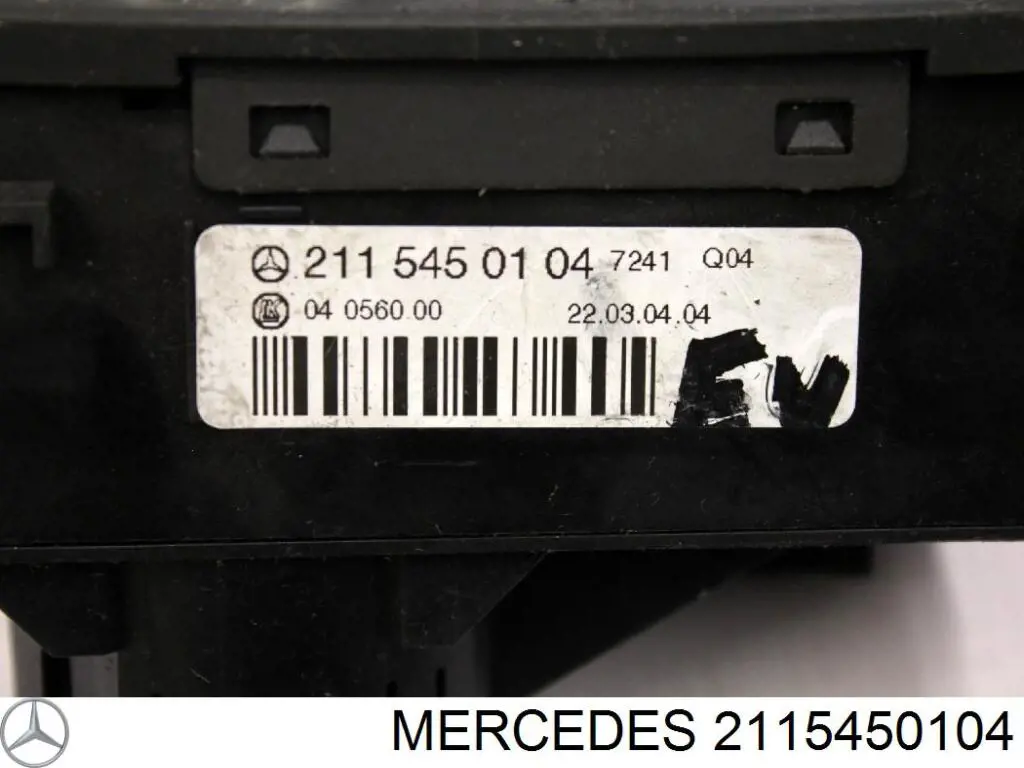 Interruptor de luces en el tablero 2115450104 Mercedes
