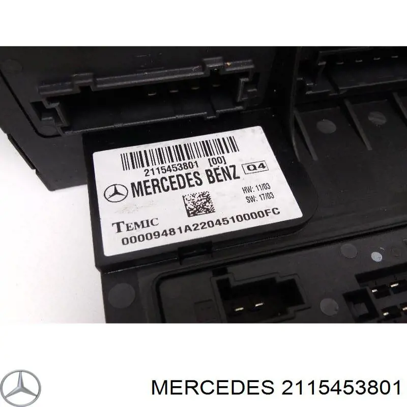 2115453801 Mercedes Caja de relés y fusibles