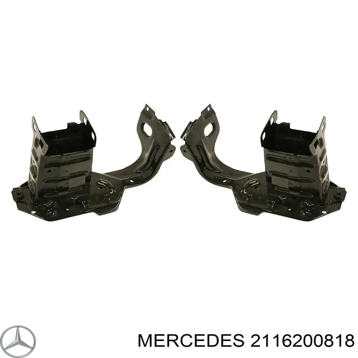 Soporte derecho del radiador (panel de montaje para faros) Mercedes A2116200818 precio, desde 46,42 EUR