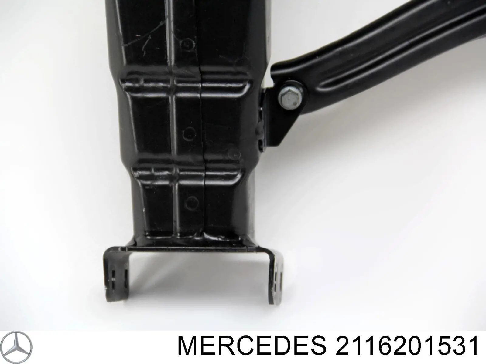 2116201531 Mercedes soporte de radiador izquierdo (panel de montaje para foco)