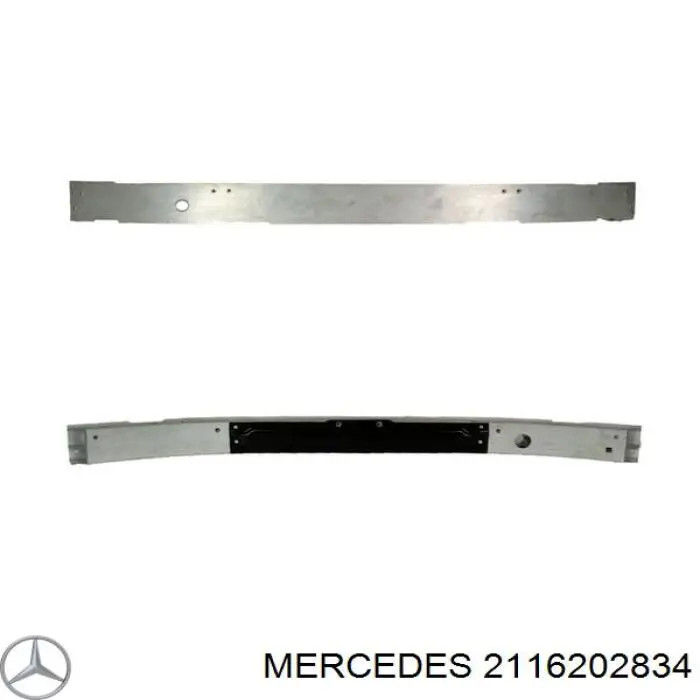 2116202834 Mercedes soporte de parachoques delantero central