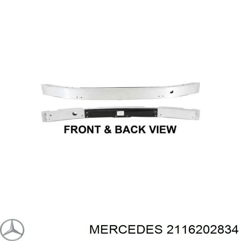 Refuerzo paragolpes delantero Mercedes A2116200534