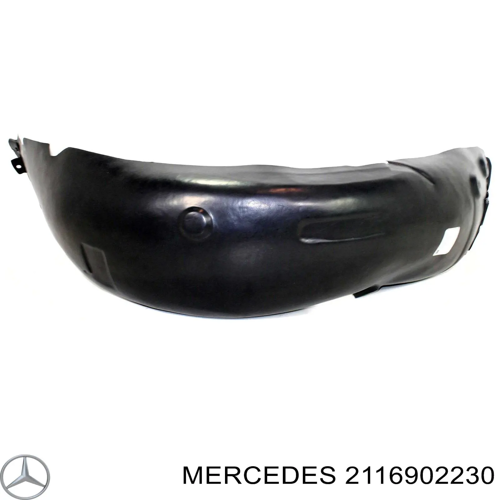 2116902230 Mercedes guardabarros interior, aleta delantera, derecho