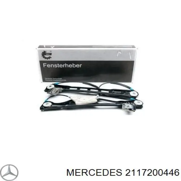 2117200446 Mercedes mecanismo de elevalunas, puerta delantera derecha