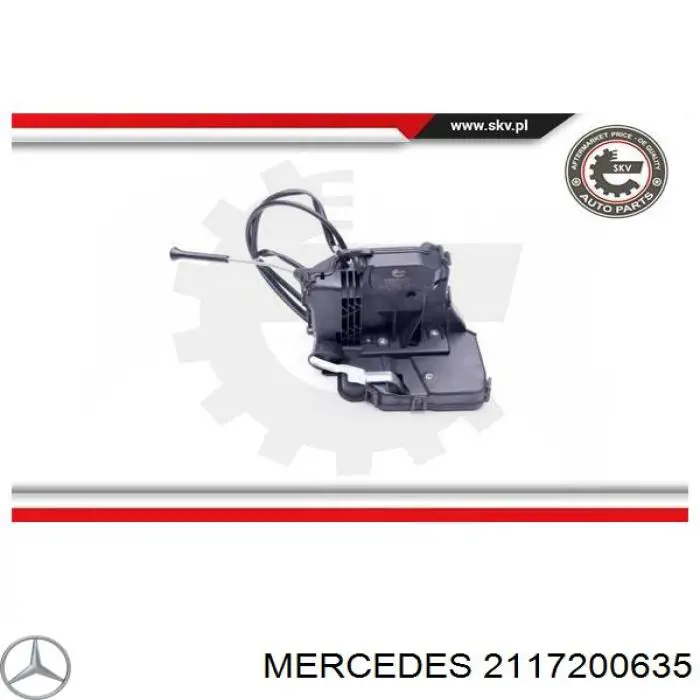 Comprar 2117200635 Mercedes Cerradura de puerta delantera derecha