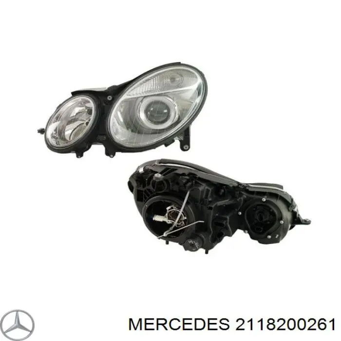 Faro derecho para Mercedes E (W211)