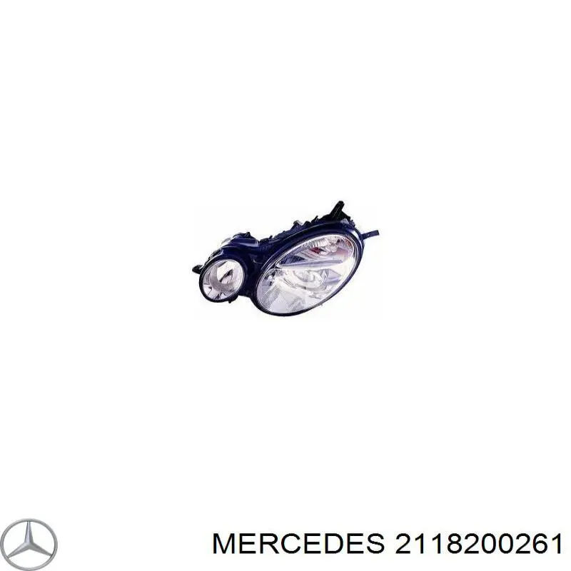 Faro derecho Mercedes 2118200261 precio, desde 182,41 EUR