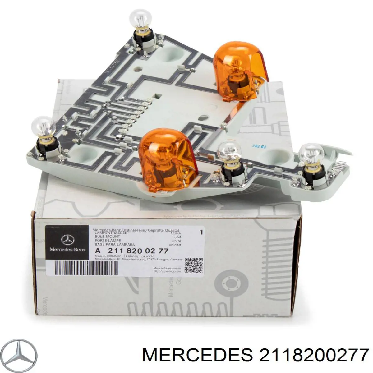 2118200277 Mercedes tablero de luces traseras de contacto