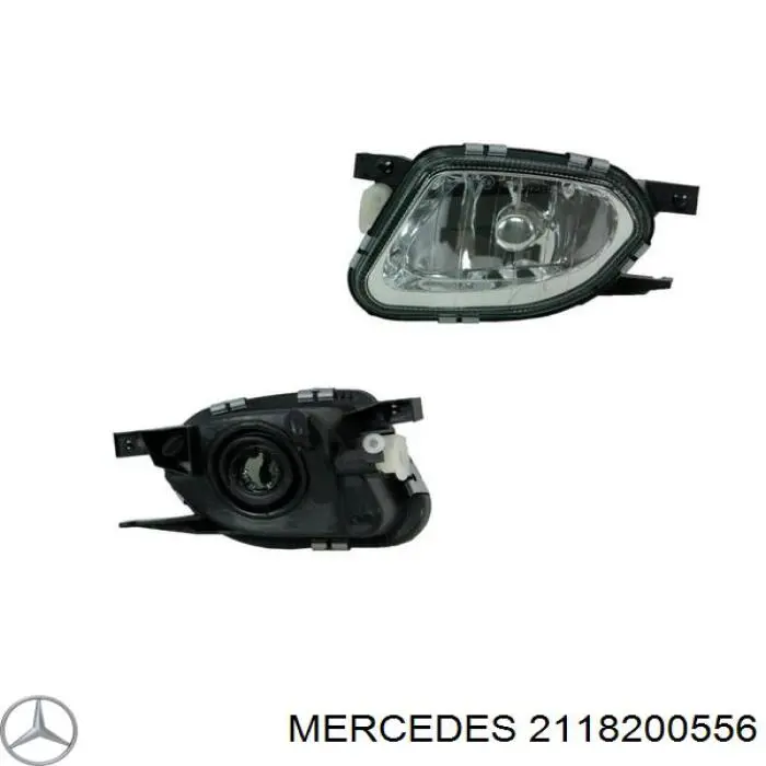 2118200556 Mercedes luz antiniebla izquierdo