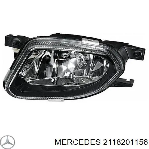 2118201156 Mercedes faro antiniebla izquierdo