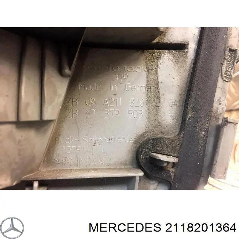 2118201364 Mercedes piloto trasero interior izquierdo