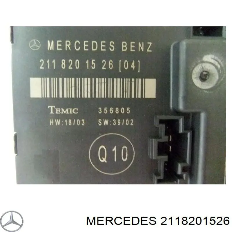 Módulo de confort de la puerta trasera 2118201526 Mercedes