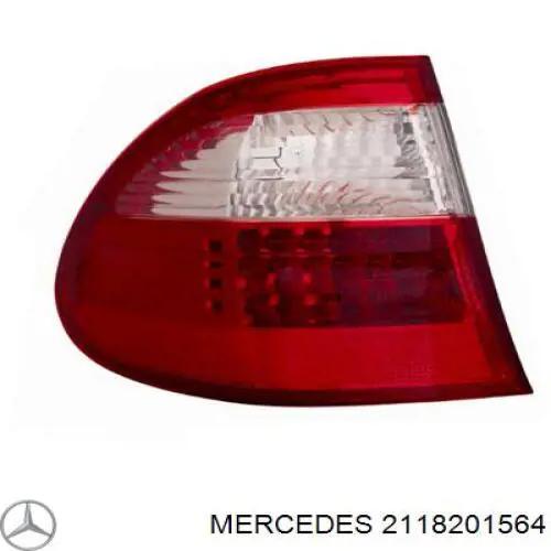 2118201564 Mercedes piloto posterior exterior izquierdo