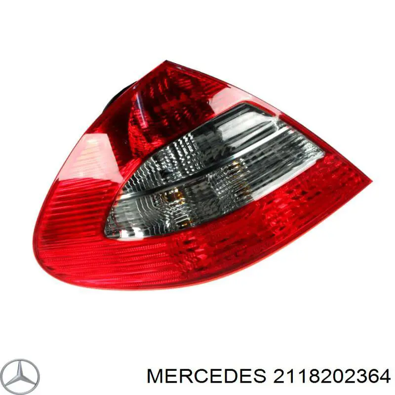 2118202364 Mercedes piloto posterior exterior izquierdo