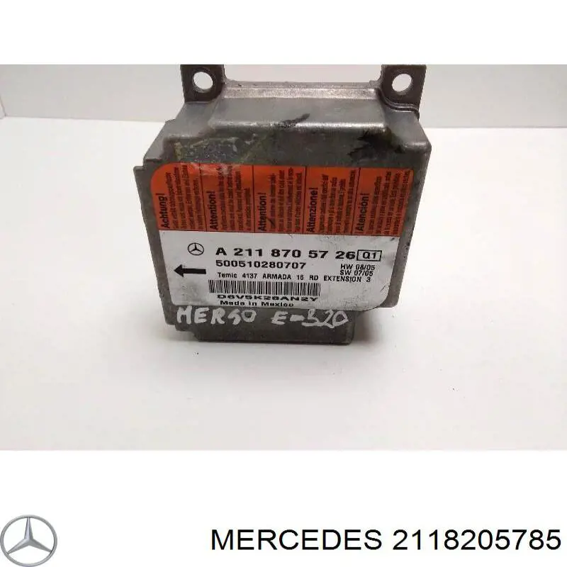 Comprar 2118205785 Mercedes Módulo de control de airbag