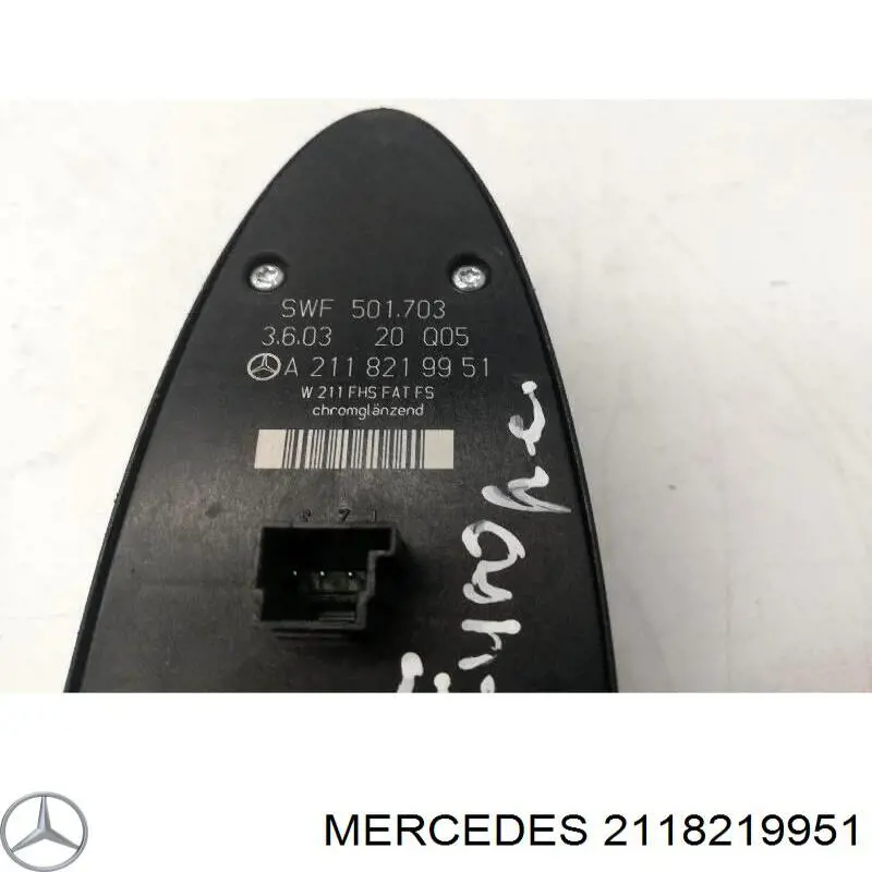 2118219951 Mercedes interruptor de elevalunas delantera izquierda