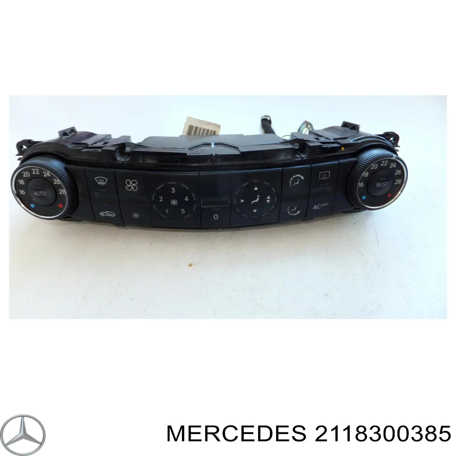 2118300385 Mercedes unidad de control, calefacción/ventilacion