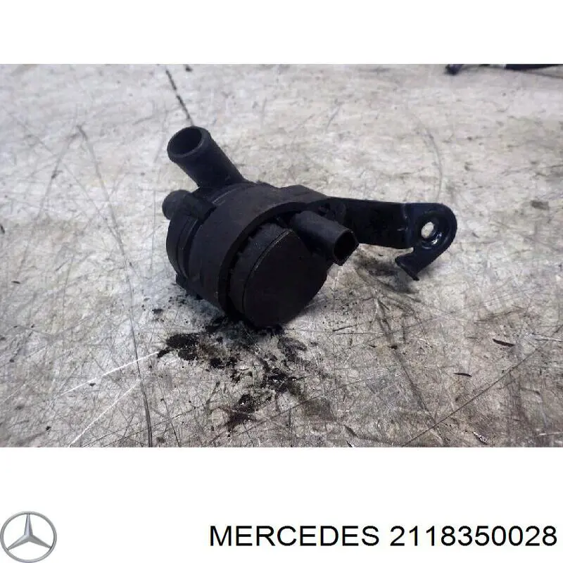 2118350028 Mercedes bomba de agua, adicional eléctrico