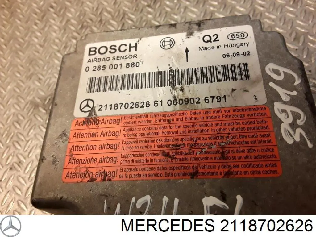 Módulo de control de airbag Mercedes A211870588564 precio, desde 95,83 EUR