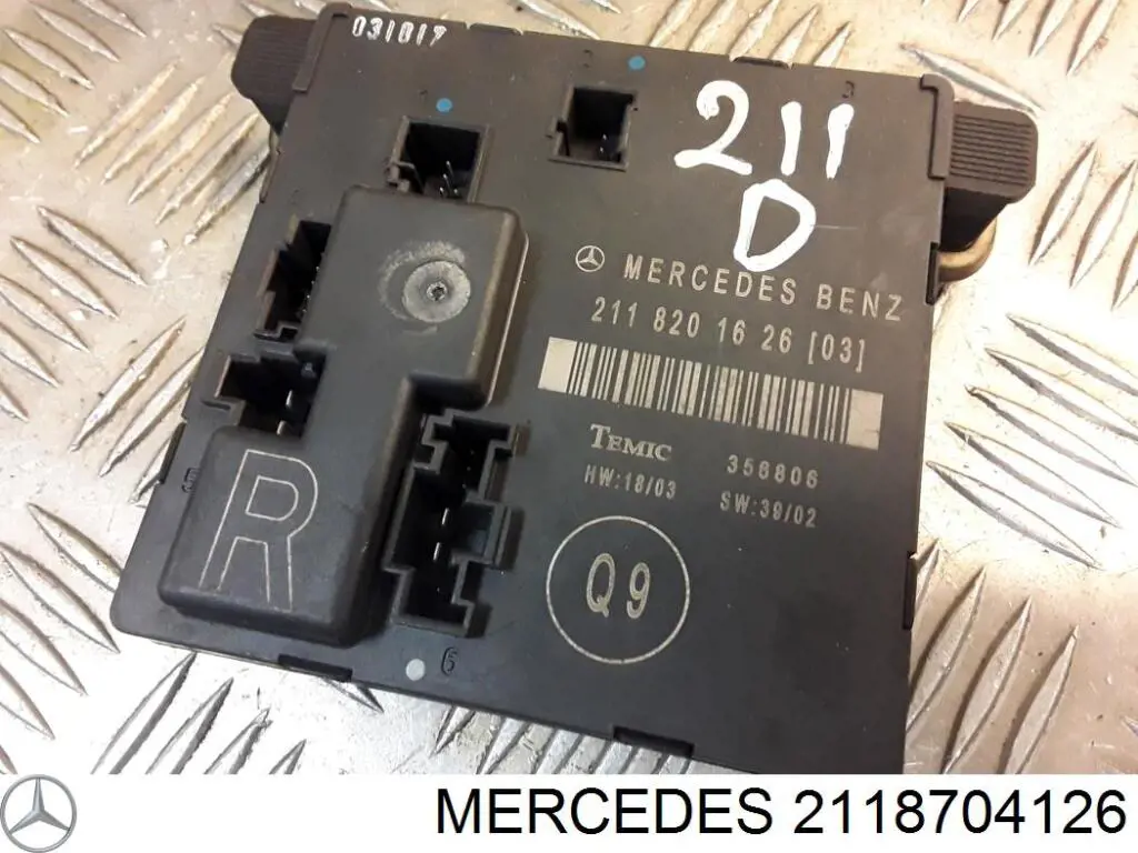 Módulo de confort de la puerta trasera Mercedes 2118704126 precio, desde 37,75 EUR