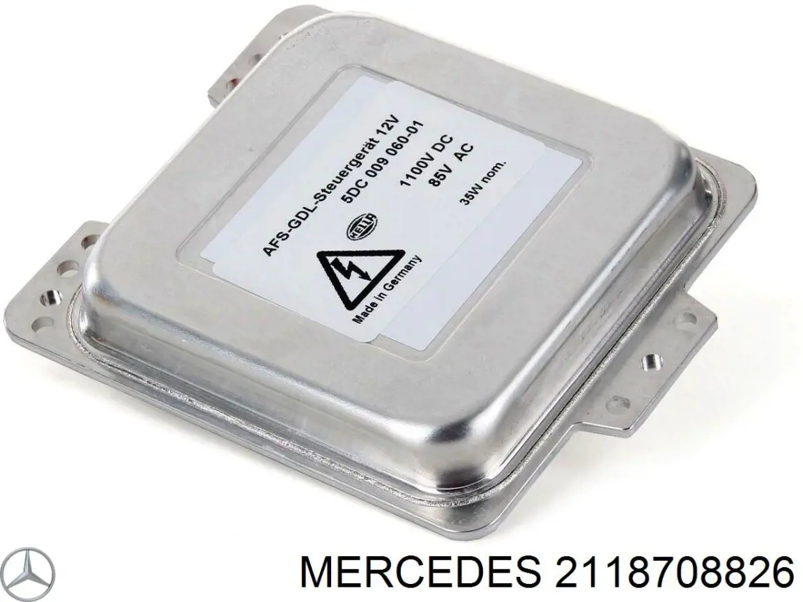2118708826 Mercedes bobina de reactancia, lámpara de descarga de gas