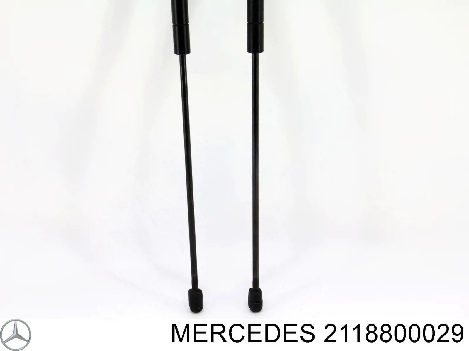 2118800029 Mercedes muelle neumático, capó de motor