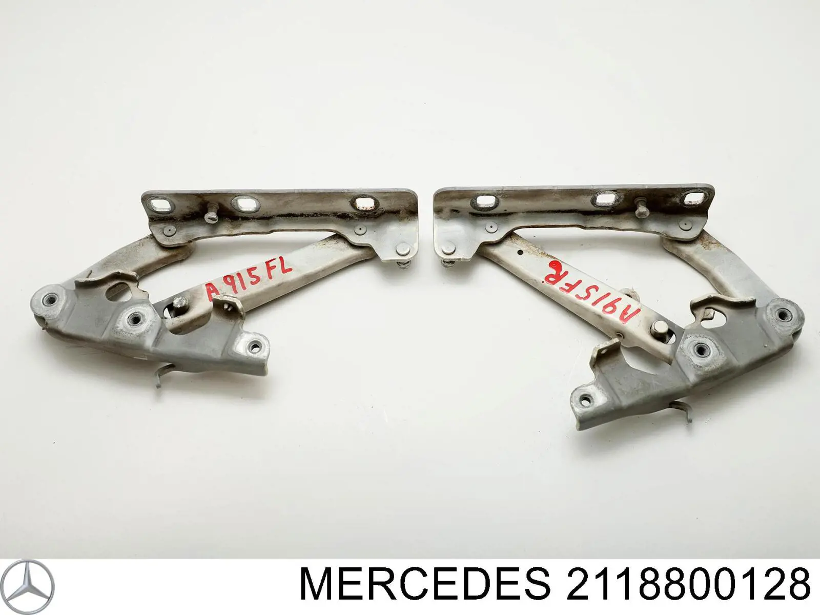 Bisagra izquierda del capó Mercedes A2208800128 precio, desde 40,66 EUR