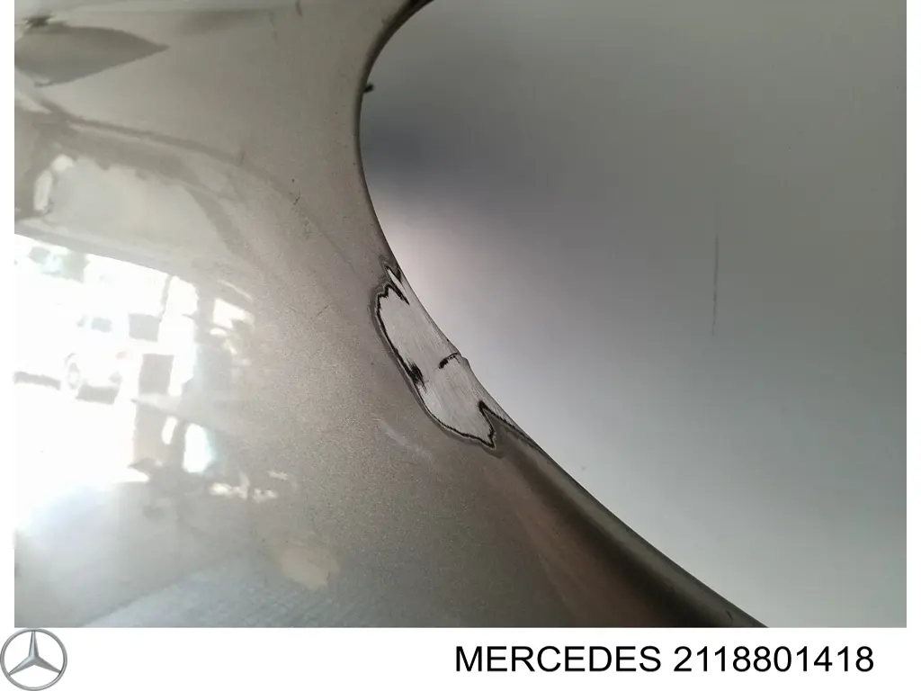 Guardabarros delantero derecho para Mercedes E (S211)
