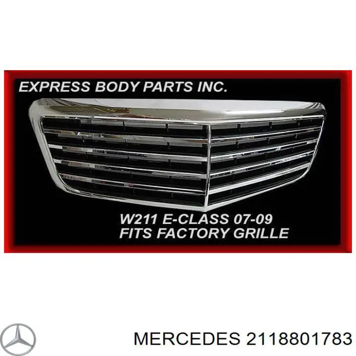 Rejilla delantera Mercedes 2118801783 precio, desde 119,19 EUR