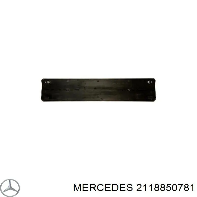 Comprar 2118850781 Mercedes Soporte de matrícula delantera