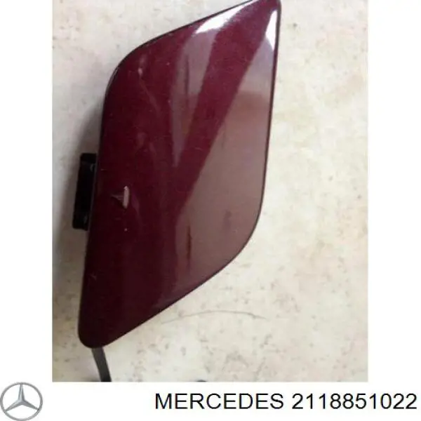 2118851022 Mercedes cobertura de parachoques, enganche de remolque, delantera