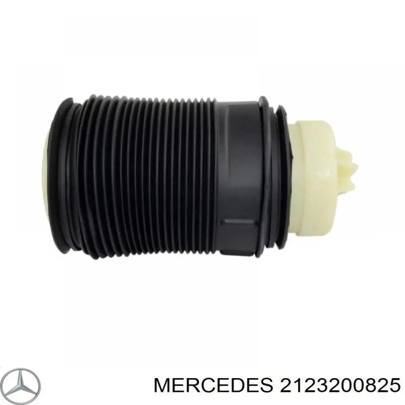 2123200825 Mercedes muelle neumático, suspensión, eje trasero