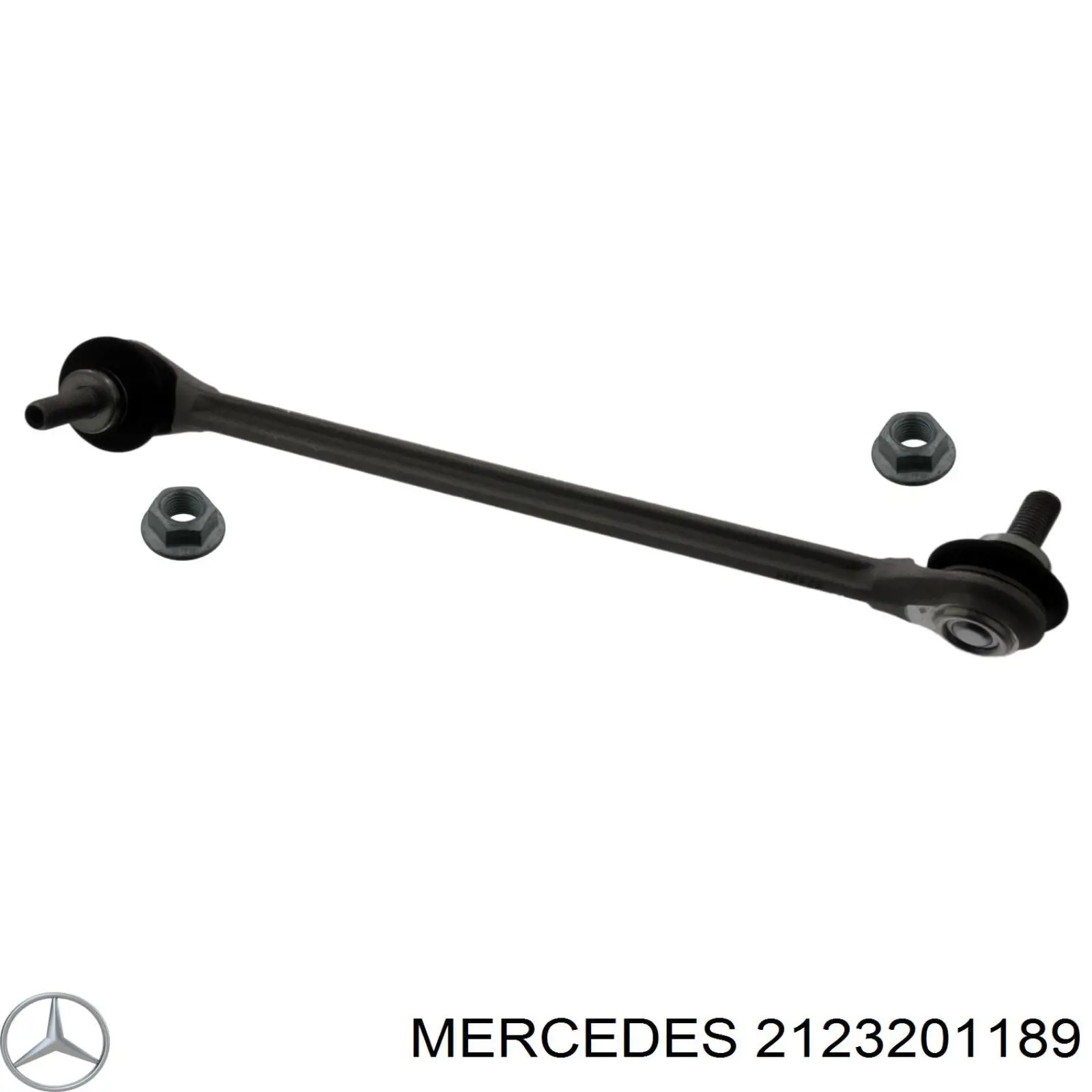 2123201189 Mercedes barra estabilizadora delantera izquierda