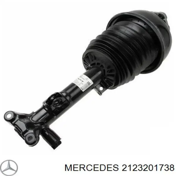 2123201738 Mercedes amortiguador delantero izquierdo