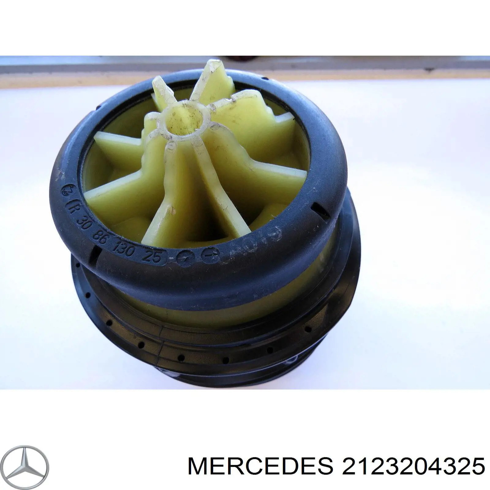 2123204325 Mercedes muelle neumático, suspensión, eje trasero