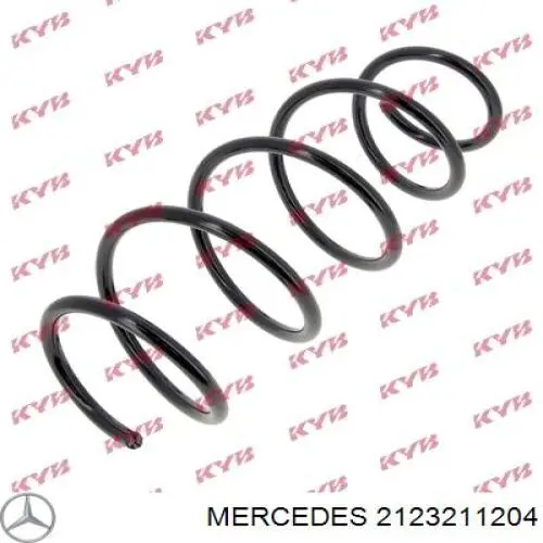 2123211204 Mercedes muelle de suspensión eje delantero