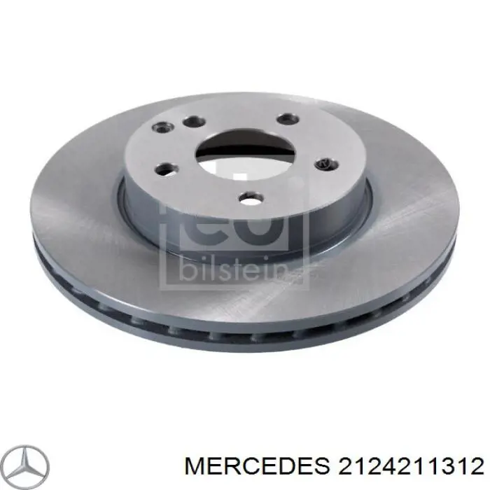 Disco de freno 2124211312 Mercedes
