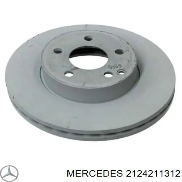 2124211312 Mercedes freno de disco delantero