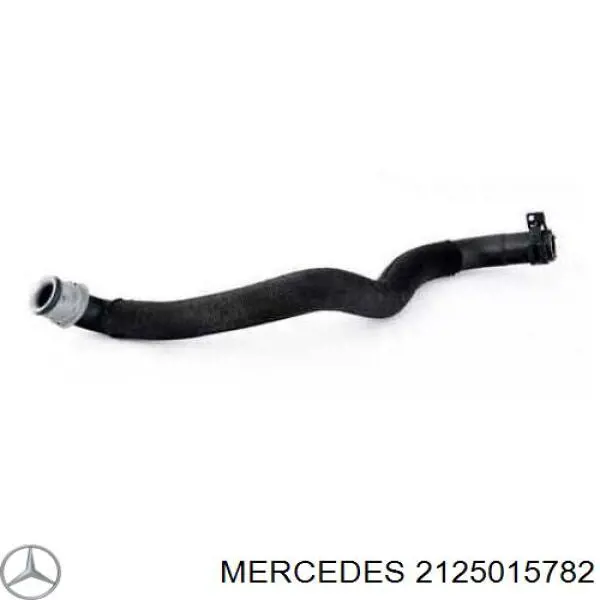 2125015782 Mercedes tubería de radiador, tuberia flexible calefacción, inferior