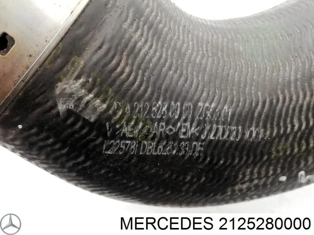 2125280000 Mercedes tubo flexible de aire de sobrealimentación izquierdo