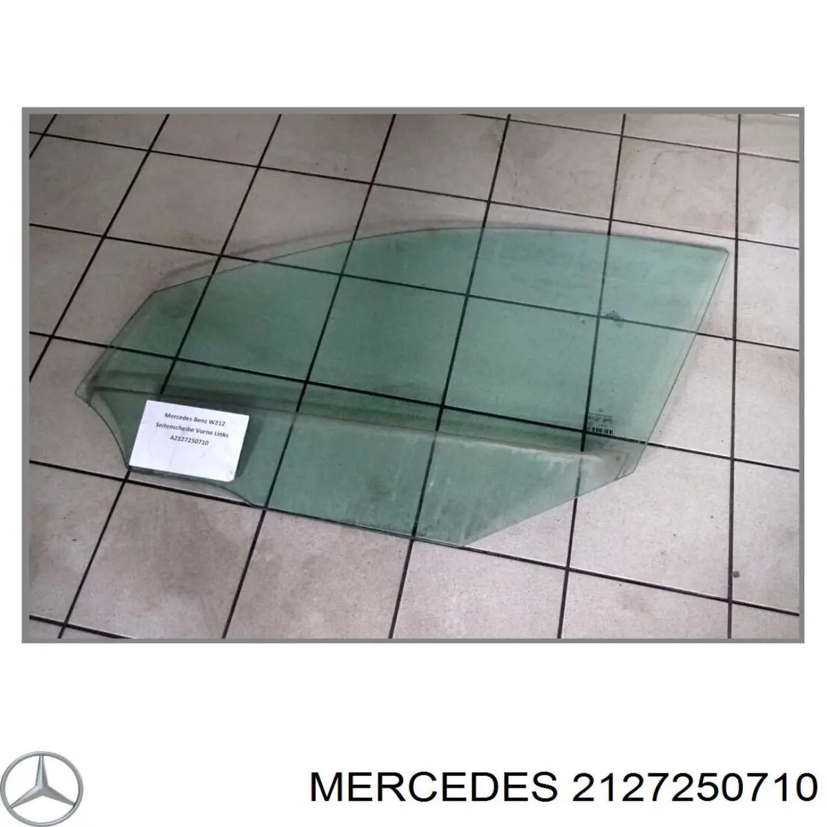 2127250710 Mercedes luna de puerta delantera izquierda