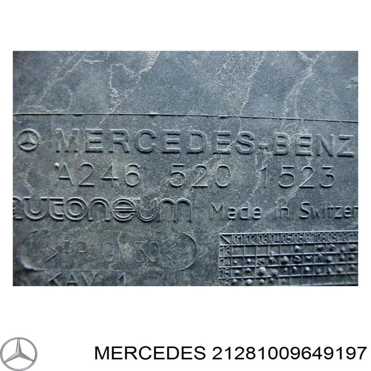 Cubierta De Espejo Retrovisor Izquierdo A2128106700 Mercedes