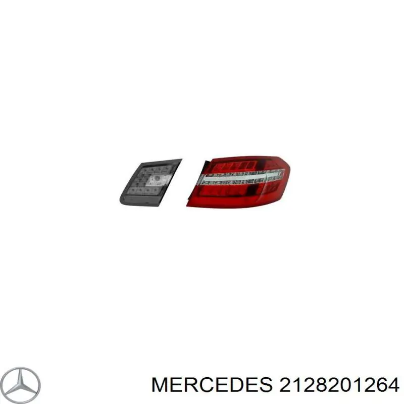 2129060658 Mercedes piloto posterior exterior derecho