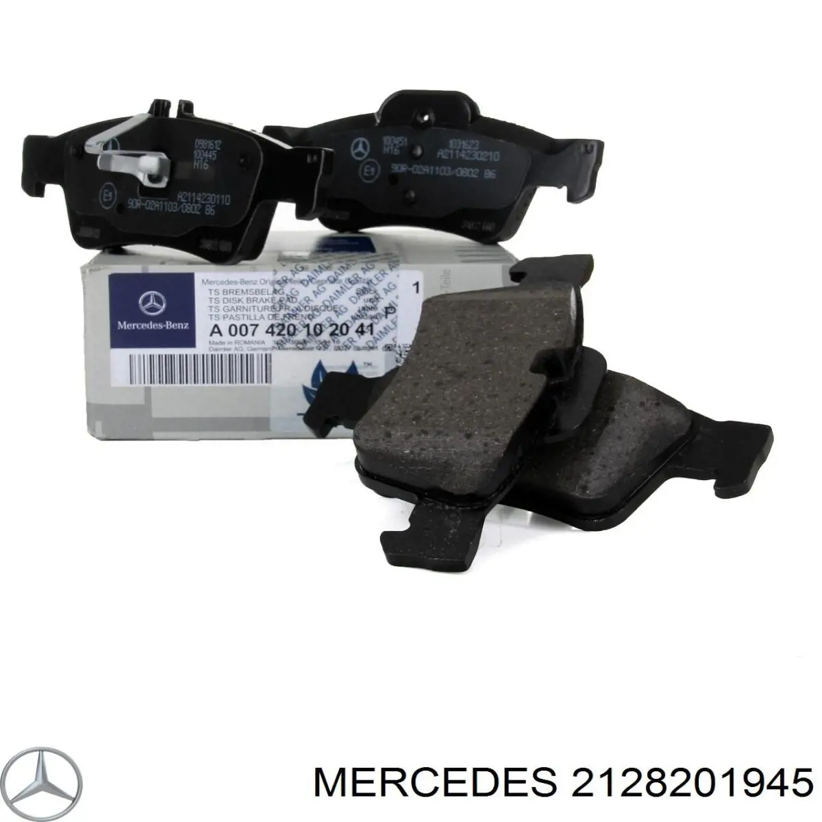 2128201945 Mercedes Limpiaparabrisas trasero