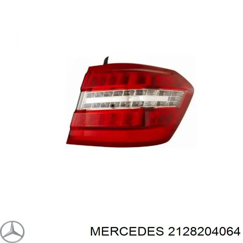 2128204064 Mercedes piloto posterior exterior derecho