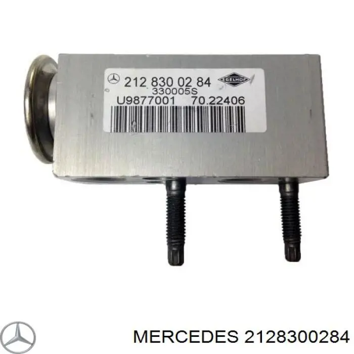 2128300284 Mercedes válvula de expansión, aire acondicionado