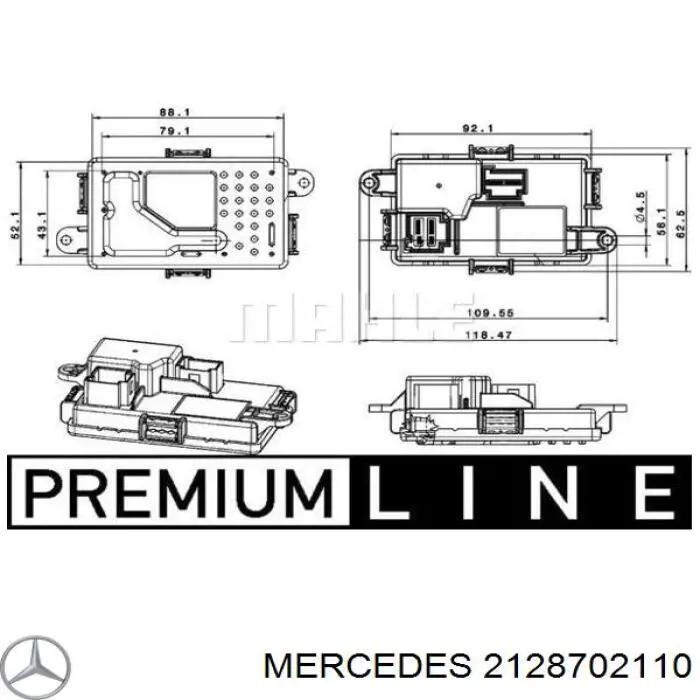 Comprar 2128702110 Mercedes Resistencia de calefacción