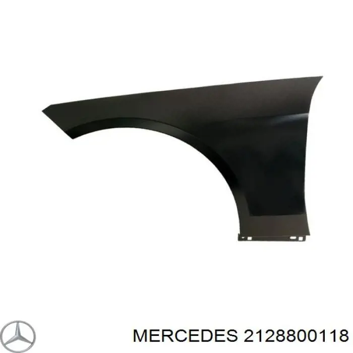 2128800118 Mercedes guardabarros delantero izquierdo